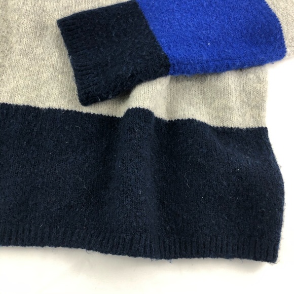 C&C California Blue and Gray Color Block Sweater - Picture 4 of 6